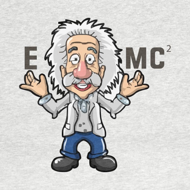 Einstein's Laugh Formula: E=MC^2 = Endless Chuckles by ATTO'S GALLERY